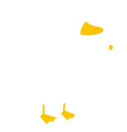 Goose with flower